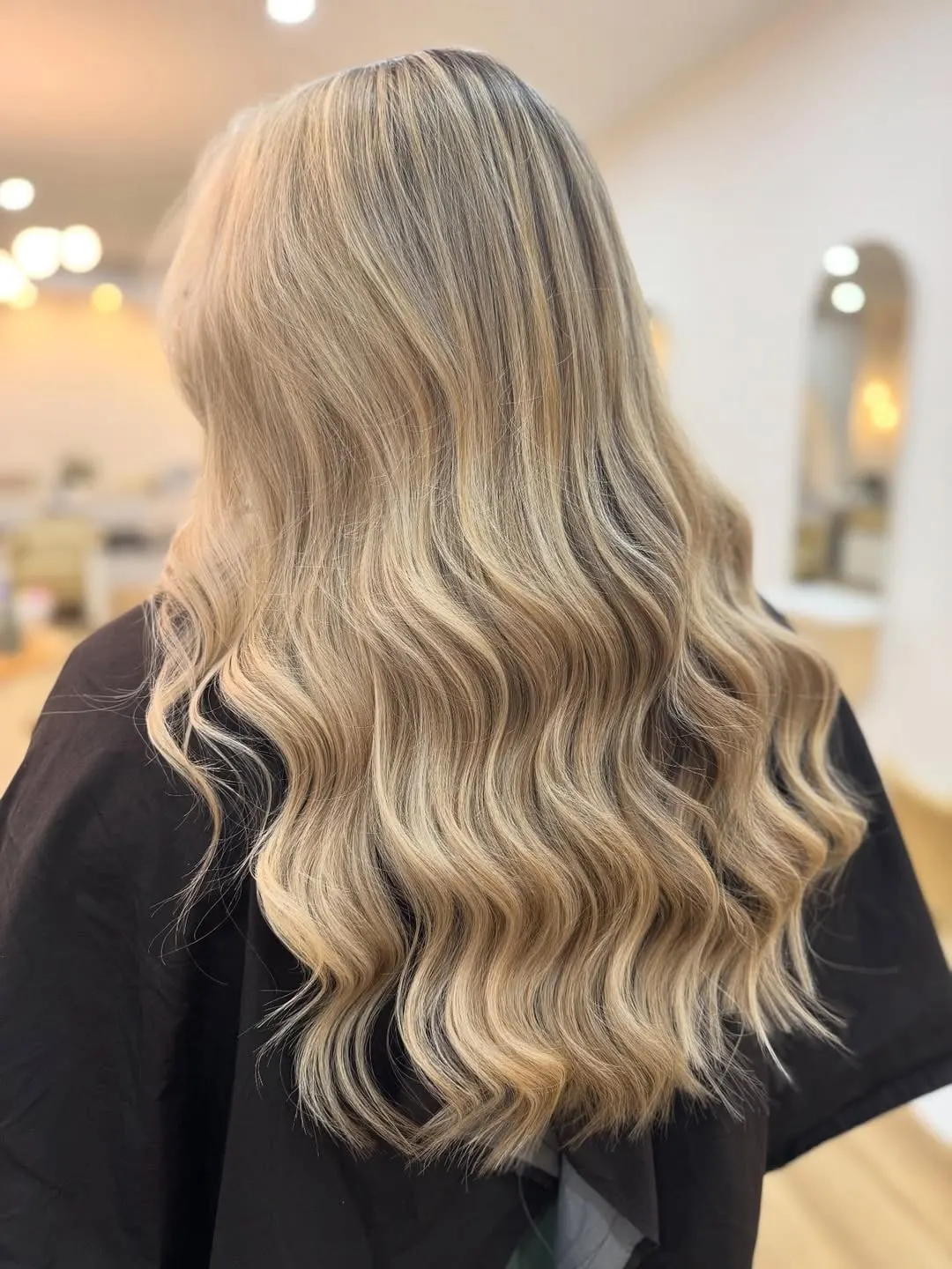 Professional blonde balayage styling at Ergo and Mane salon Bridgewater